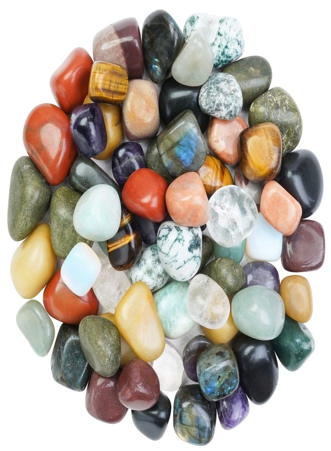 ZAICUS Mixed Polished Crystal Stones for Decor Styling & Creative Displays (250g) - Image 1
